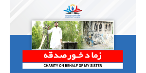 Charity on behalf of my sister